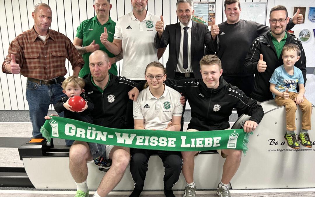 Die Kegeln Herren steigen als Meister in die Bezirksliga auf