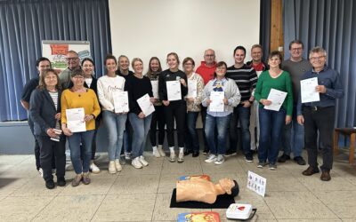 Erste Hilfe Ausbildung bei der DJK-SV Berg