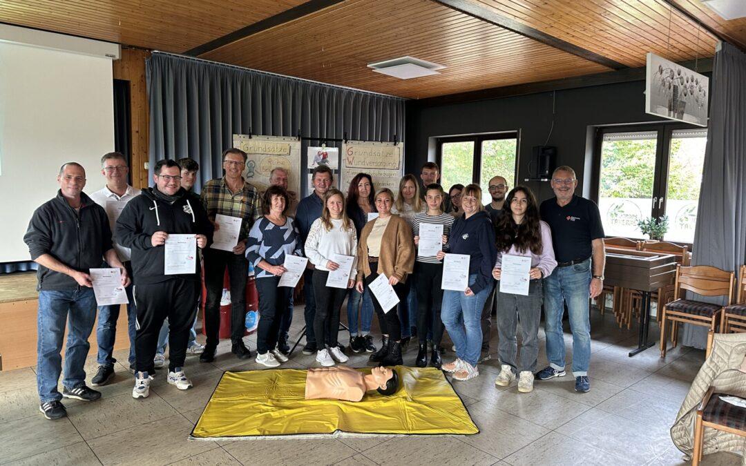 Erste Hilfe Ausbildung bei der DJK-SV Berg